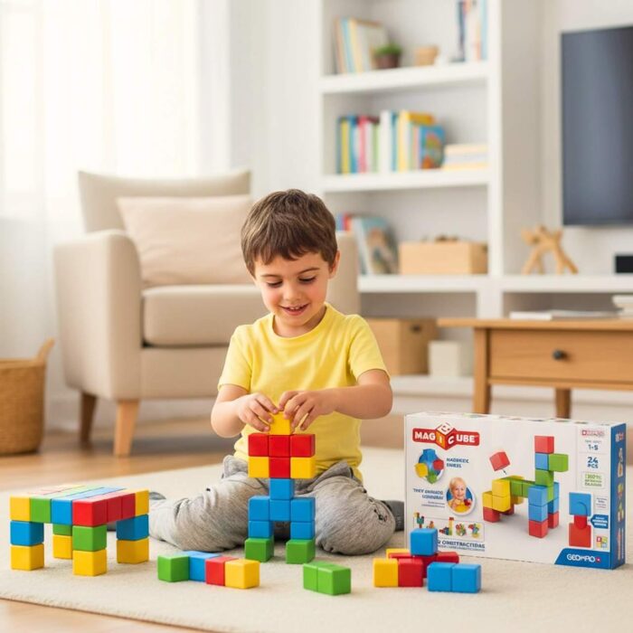 Магнитен конструктор Geomag Magicube Creative, 24 части Магнитен конструктор Magicube Creative 24 части, Geomag