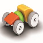 Магнитен конструктор Magicube Колички 10 части, Geomag - Image 2