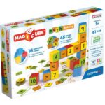 Магнитен конструктор Magicube математика 61 части, Geomag - Image 2