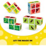 Магнитен конструктор Magicube насекоми и карти 11 части, Geomag - Image 4