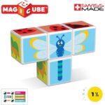 Магнитен конструктор Magicube насекоми и карти 11 части, Geomag - Image 5