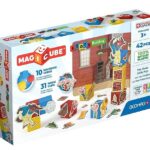 Магнитен конструктор Magicube Story Building 42 части, Geomag