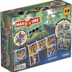 Магнитен конструктор Magicube животни в джунглата, Geomag