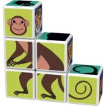 Магнитен конструктор Magicube животни в джунглата, Geomag - Image 2