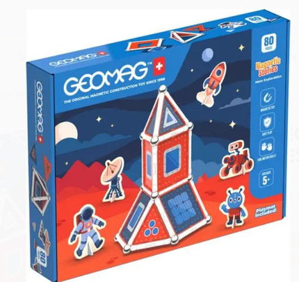 Магнитен конструктор Магнитни истории Марс, 80 части, Geomag