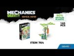 Магнитен конструктор Mechanics двигател 183 части, Geomag - Image 4