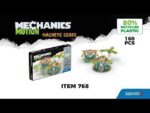 Магнитен конструктор Mechanics зъбни колела 160 части, Geomag - Image 2