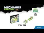Магнитен конструктор Mechanics предизвикателство 96 части, Geomag - Image 2