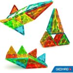 Магнитен конструктор разноцветни плочки, 16 части, Geomag - Image 3