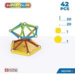 Магнитен конструктор Supercolor 42 части, Geomag - Image 4
