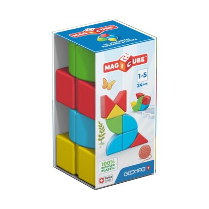 Магнитен конструктор Magicube 24 части, Geomag