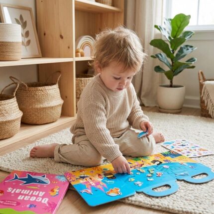Магнитен Пъзел със Стикери Busy Book