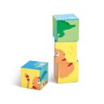 Малък дървен пъзел с кубчета, 4 части, Hape - Image 2