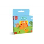 Малък дървен пъзел с кубчета Hape