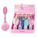Мини четка за коса Little Unicorn, Martinelia