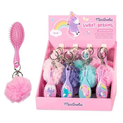 Мини четка за коса Little Unicorn, Martinelia