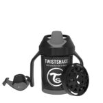 Мини чаша с шейкър 230 мл черна Twistshake