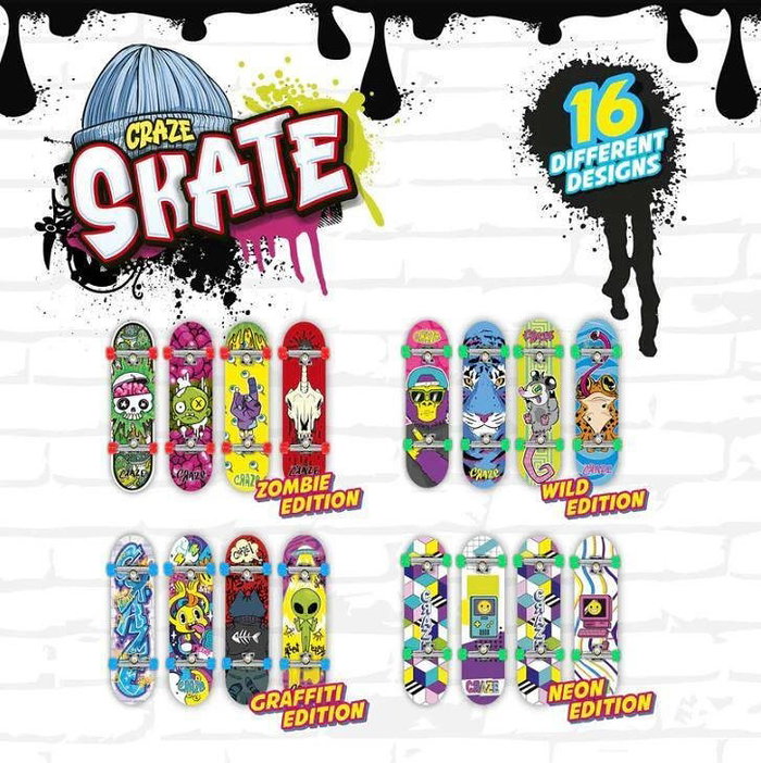 mini-skeitbord-craze-blister-1-br-6905f21bc1285 Мини скейтборд блистер 1 бр., Craze