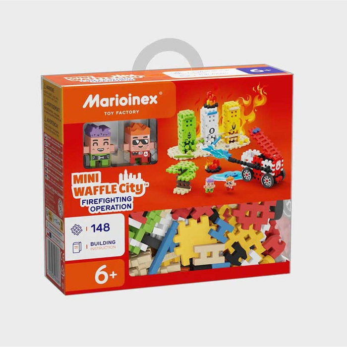 mini-vaflen-konstruktor-marioinex-akciia-gasene-na-pozar-148-casti-692a7a5fc86f3 Конструктор Акция гасене на пожар Marioinex
