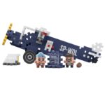 Конструктор Самолет RWD-13, 120 части, Marioinex - Image 5