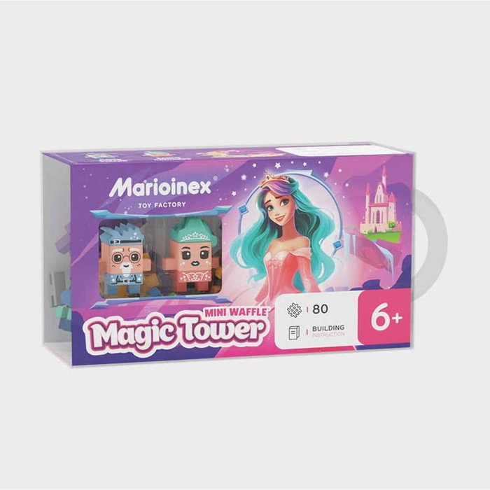 mini-vaflen-konstruktor-marioinex-vielsebnata-kula-na-princesata-80-casti-692a7821018f7 Конструктор Вълшебна кула на принцесата Marioinex