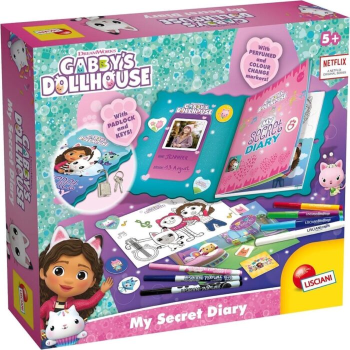 Моят Таен Дневник Gabby′s Dollhouse Таен дневник Gabby's Dollhouse, Lisciani