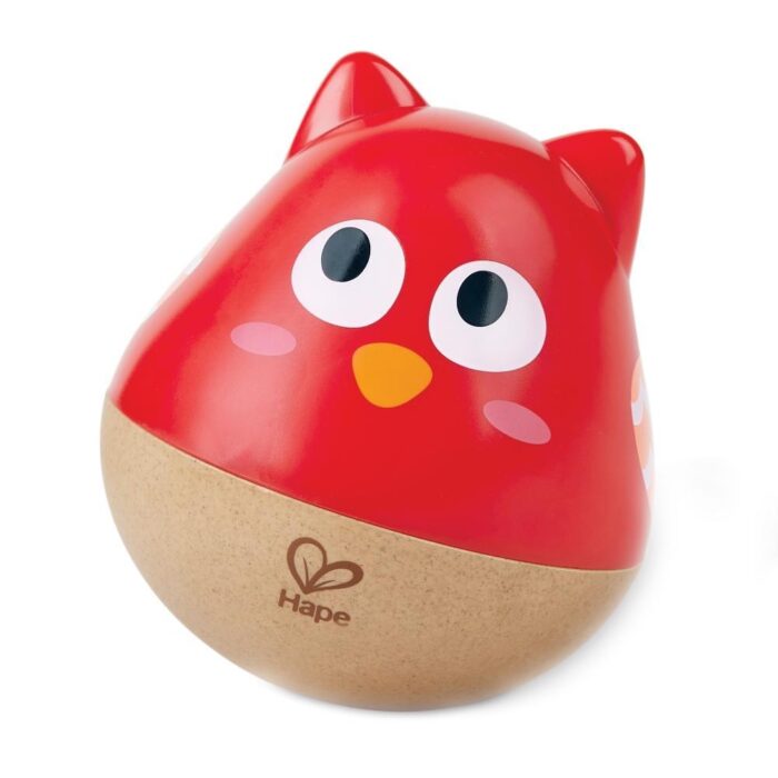 Музикална играчка, Hape, Бухал, Червен Музикална играчка Бухал Червен, Hape