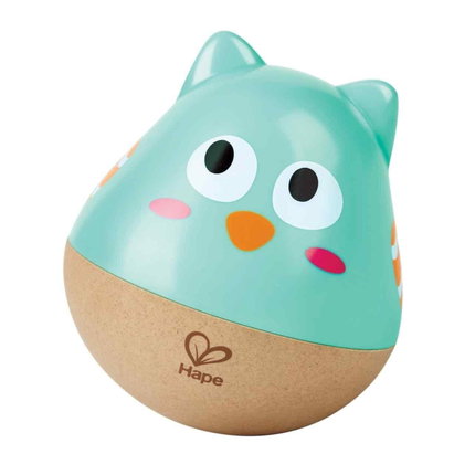 Музикална играчка син бухал, Hape