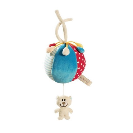 Музикална играчка за количка Мече с топка, Nici
