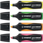 Настолен комплект текст маркери Green Boss, 4 цвята, Stabilo - Image 3