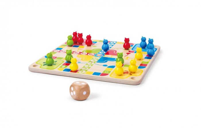 Настолна игра, Hape, Котешки остров, 3 в 1 Настолна игра Котешки остров 3 в 1, Hape
