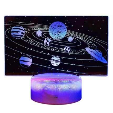 3D LED лампа Слънчевата система 20 см, Robetoy
