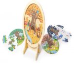 Образователен дървен пъзел Сезони, Hape - Image 6
