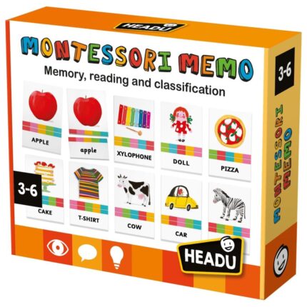 Мемори игра Подреди и класифицирай 72 части, Headu