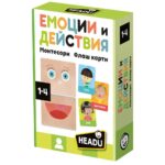 Монтесори комплект Емоции и действия 40 части, Headu
