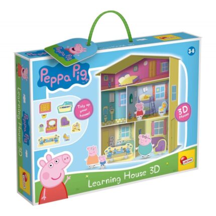 Образователен комплект Peppa Pig 3D къща, Lisciani