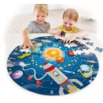 Образователен пъзел Слънчева система 102 части, Hape - Image 2
