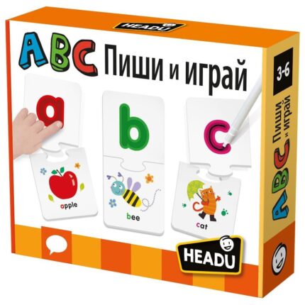 Образователен пъзел ABC пиши и играй, Headu