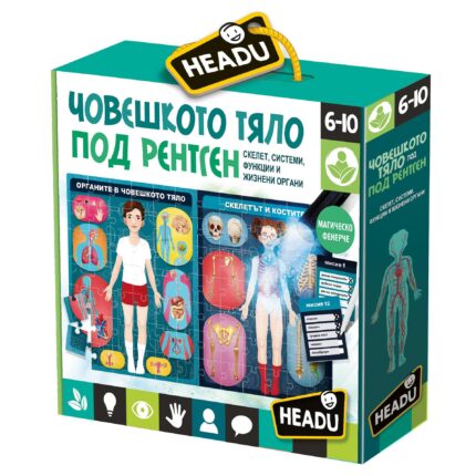 Пъзел Човешкото тяло 84 части, Headu