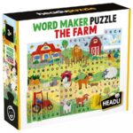 Образователен пъзел Word Maker Фермата, Headu