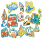 Образователен пъзел Превозни средства 60 части, Hape - Image 4
