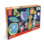 Образователен пъзел Приятели от джунглата, Hape