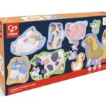 Образователен пъзел Приятели от фермата, Hape