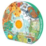 Образователен пъзел за под Четири сезона Hape