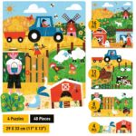 Образователен пъзел Фермата 40 части, Headu - Image 2