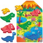 Образователен пъзел Montessori Динозаври, Headu - Image 2
