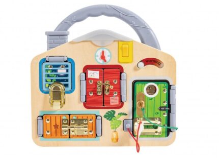 Дървена дъска Заключи и научи, Hape