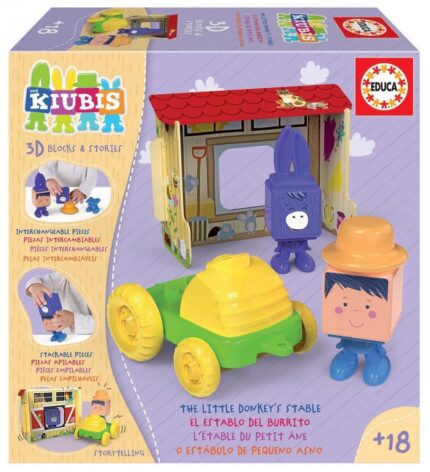 Образователна игра The Kiubis Оборът на магарето, Educa