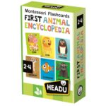 Флаш карти Montessori Моята първа енциклопедия за животни, Headu