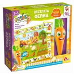 Образователна игра на български Carotina веселата ферма, Lisciani